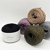 【Stella Sea Fibers】マクラメカラーコード 1本撚り［2mm/100m/125g］オーガニックコットン100% made in JAPAN (ピスタチオ)