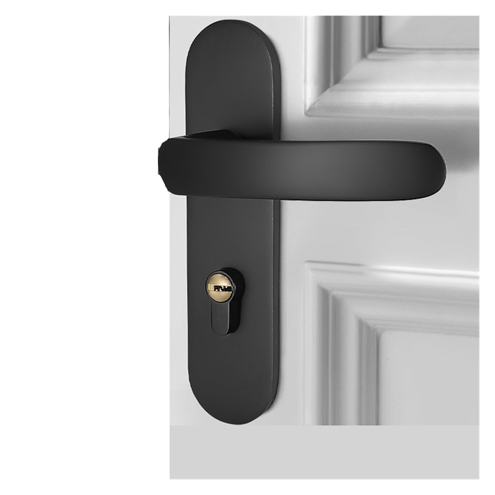 Serrure magnetique silencieuse noire pour en finir avec le bruit des portes de chambre