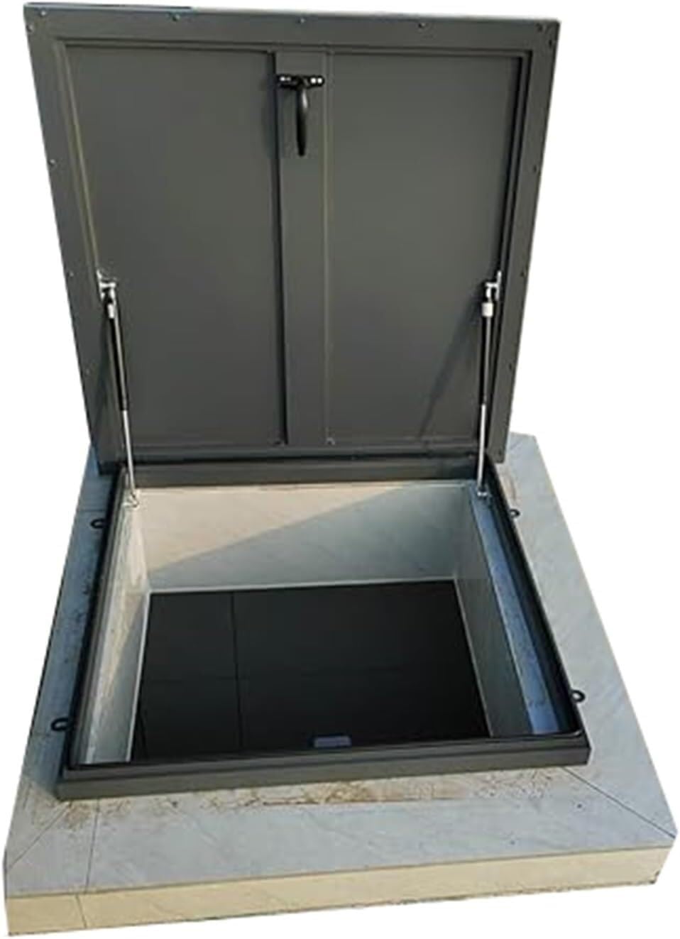 VUIKLCty Safety Access Hatch With 90° Hydraulic Opening Function(80x80CM/31.5x31.5in)