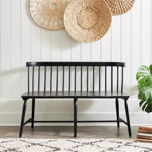 Amazon.com - Liberty Furniture Capeside Cottage Spindle Back Dining Bench - Black (RTA) - Table ...