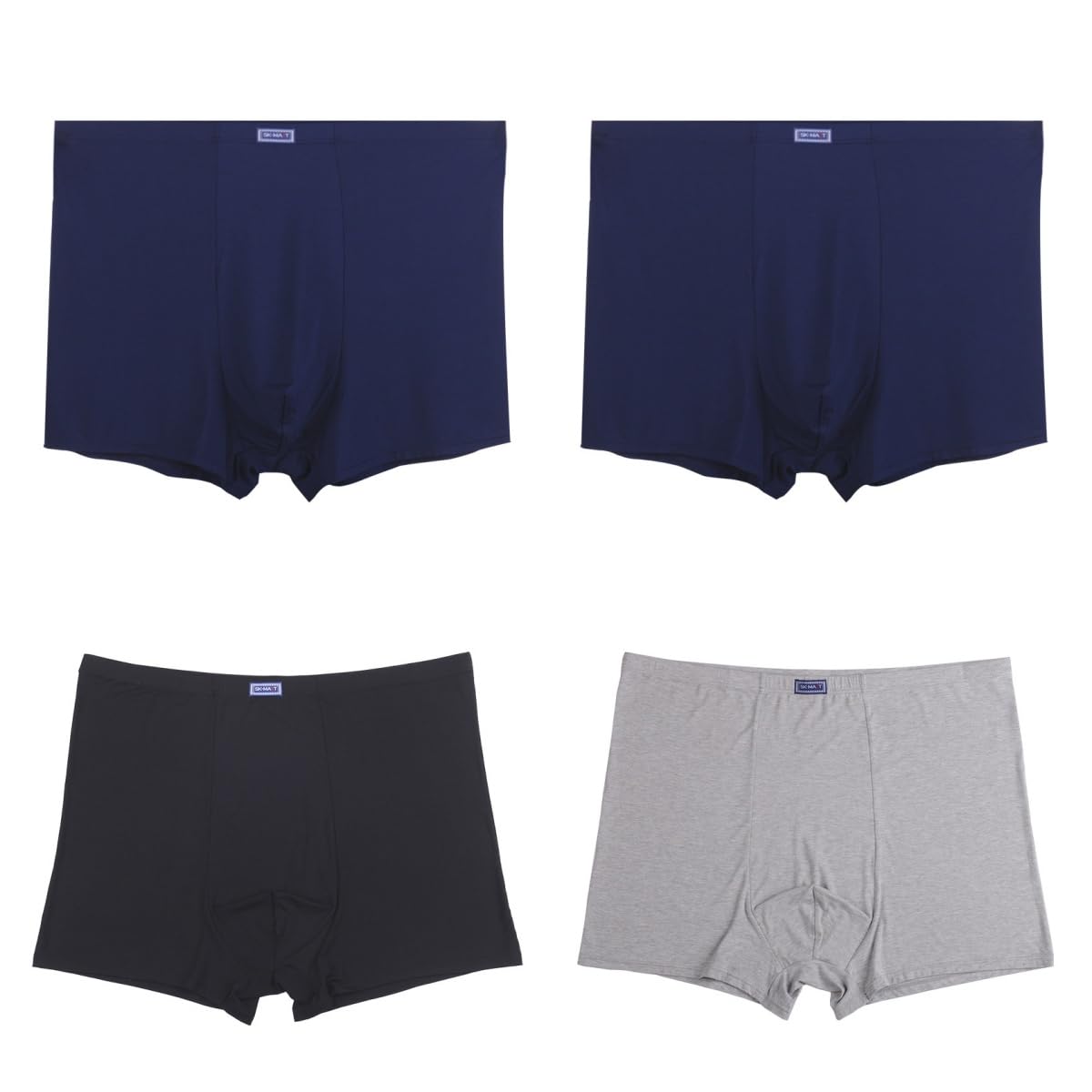 Calzoncillos Masculinos ¡Más El Tamaño L-13Xl De Cintura Alta De Los Hombres Sueltos Boxer Shorts-Tela Suave Y Diseño Contemporáneo!