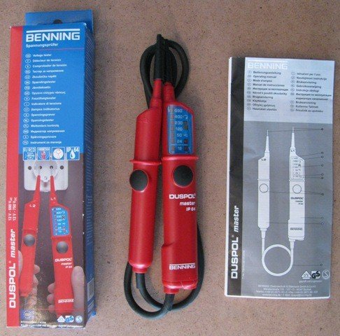 Testeur de tension Duspol Master BENNING 050252 appareil de mesure électricité