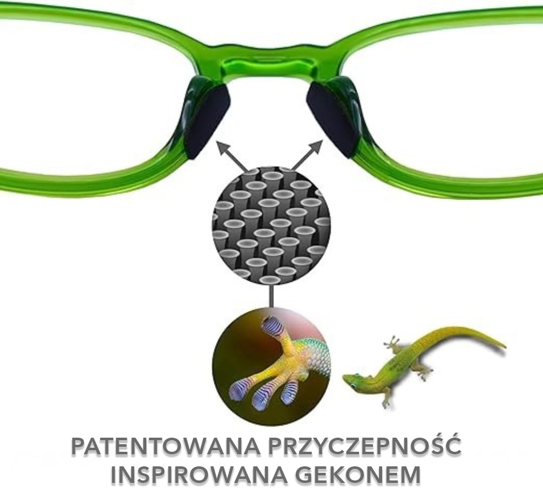 Setex Gecko Grip – Noski Do Okularów (15 Przezroczystych Par) – Antypoślizgowe Ultra-Cienkie 0.6 Mm, Mikroteksturowane Włókna, Ultra-Mocna Przyczepność I Ultra-Miękkość, Samoprzylepne, 0.6 × 7 × 16mm