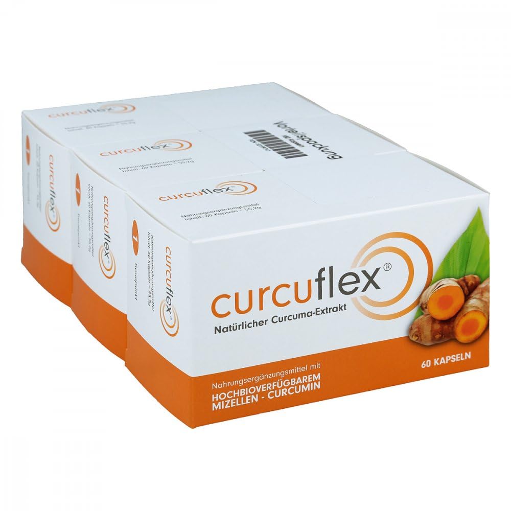 Curcuma-Extrakt Weichkapseln mit hochbioverfügbarem Mizellen-Curcumin, 180 Kapseln
