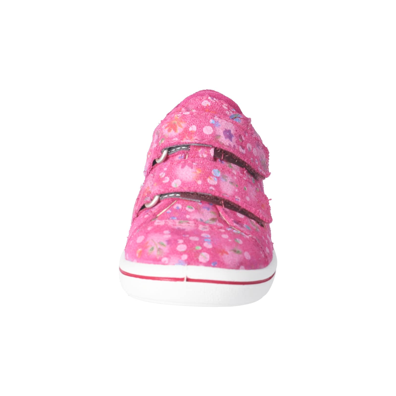 RICOSTA Dziewczęce sneakersy LENIE, dziecięce buty do nauki chodzenia, WMS: średnie, luźna wkładka, zapięcie na rzepy, buty szosowe, buty szosowe, pop (330), rozmiar 28 EU