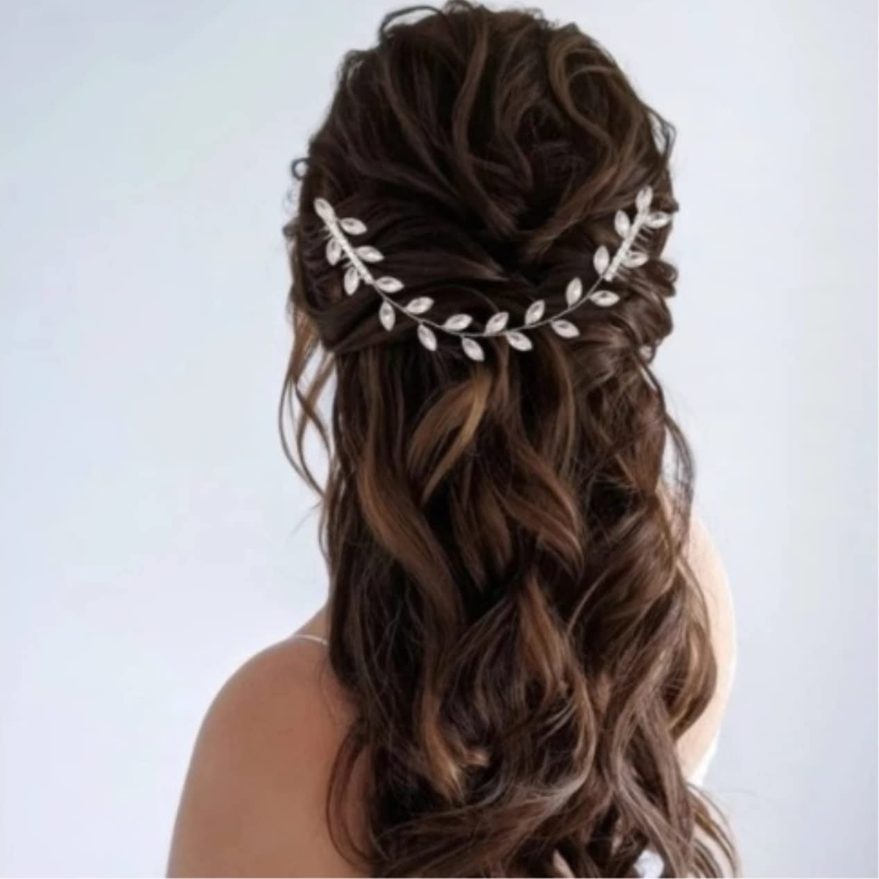Grzebienie Boczne Grzebień do Włosów Wesele Boczny grzebień do włosów Opaska ślubna Klip do włosów dla nowożeńców Grzebień srebrny Rhinestone Boczny grzebień do włosów Akcesoria do włosów