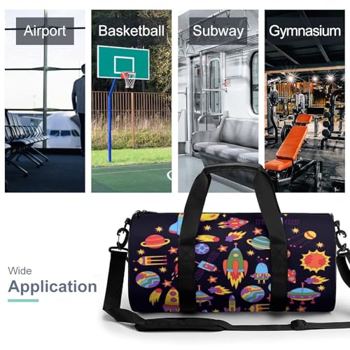 Duffel bag fusée spatiale léger et robuste contre les bagages encombrants - 3