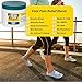 Real Time Pain Relief Foot Cream 4.4oz Jar | 15 Natural Ingredients: Menthol, Tea Tree Oil, Vitamin E & Emu Oil | Advanced Neuropathy Relief & Soothing Lotion for Tired, Swollen, Sore & Aching Feet