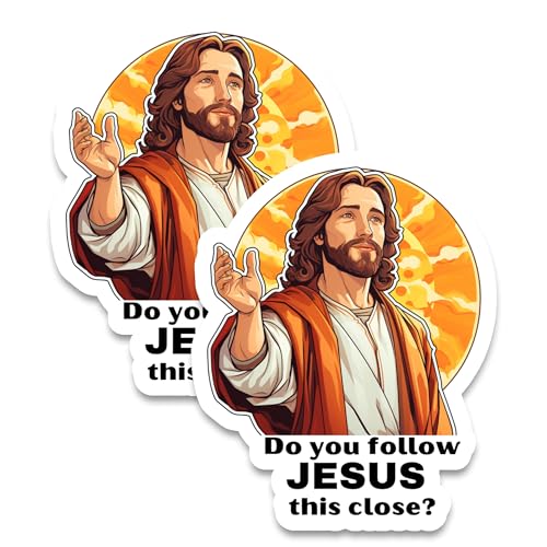 Imán Decorativo Do You Follow Jesus 4 Pulgadas 2-Pack