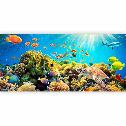 artgeist Wall Mural Peel and Stick Underwater World 212x98 in