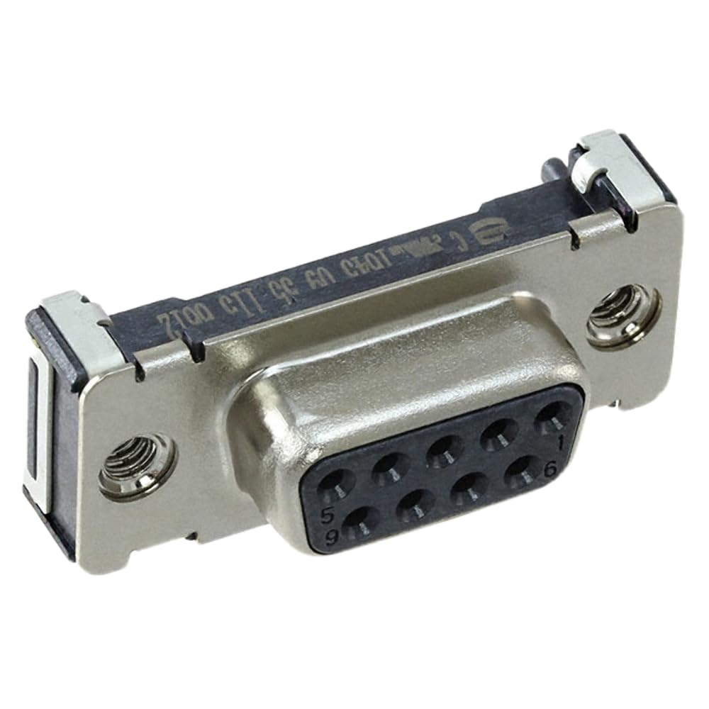 Pack of 2 09551156612741 Connector D-Sub 9 Position Receptacle SMD SLDR :RoHS, Cut Tape