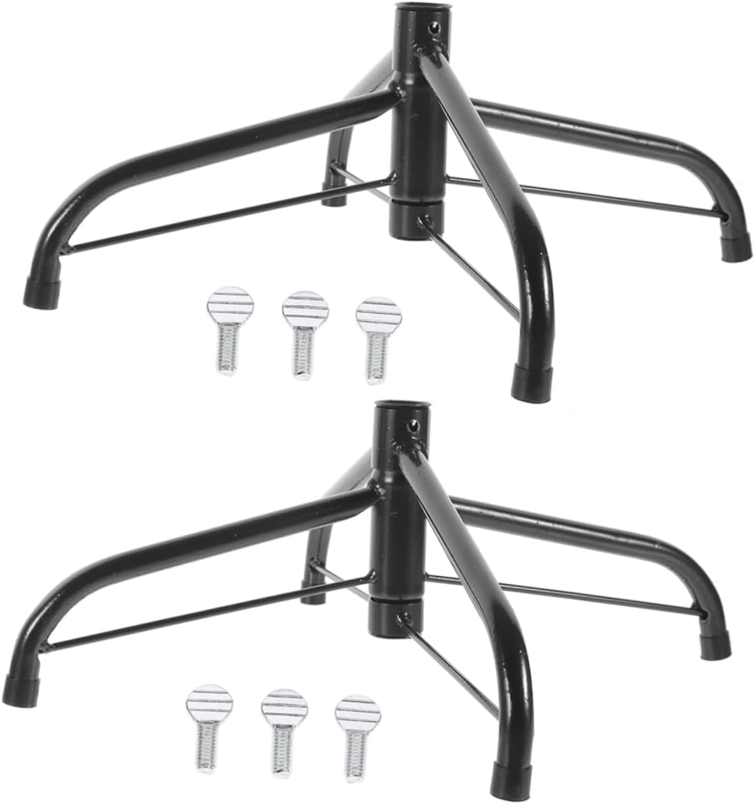 PRETYZOOM 2pcs Christmas Tree Stand Base Xmas Tree Holder for Stable Support for Holiday Decorations and Festive Events