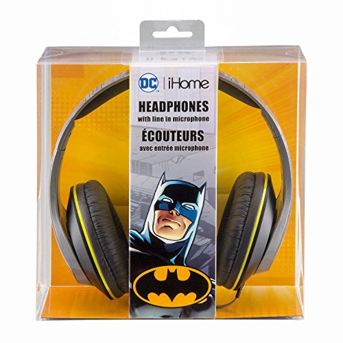 Ekids By Ihome Batman On Ear Headphones With Built In Mic (Ri-M40Bm.fxv7) #TOP3