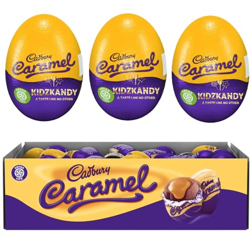 Huevo de crema de chocolate con caramelo, huevo de Pascua, huevo de crema de caramelo para niños, relleno de fiesta de adultos, huevo de Pascua, huevo de leche láctea, caramelo, crema de huevo, 40 g