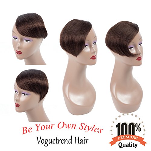 clip in human hair bangs 100% human hair extensions clip in bangs Side Swept (2#)
