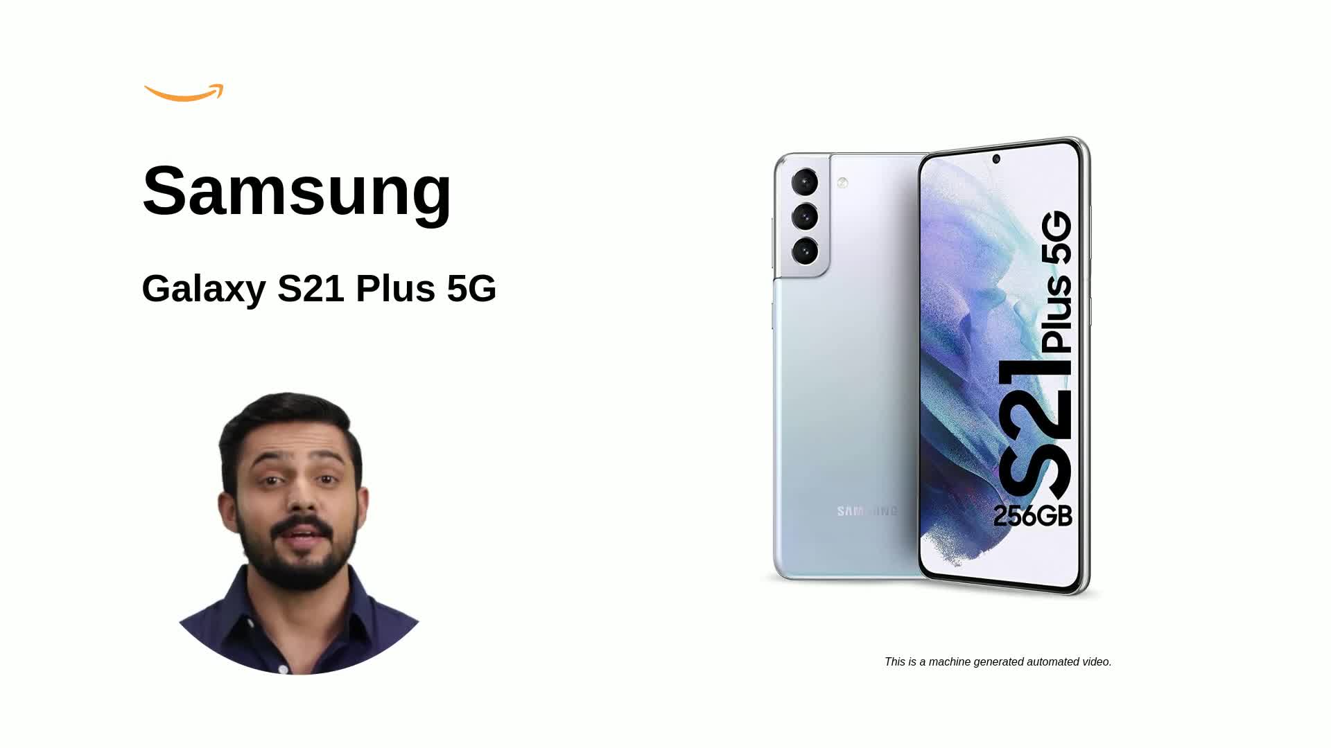 Refurbished) Samsung Galaxy S21 Plus 5G (Phantom Silver, 8GB