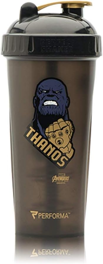 Avengers Infinity War Series Protein Shaker Bottle Mixer Cup. 100% Officially Licensed Products. (Thanos)