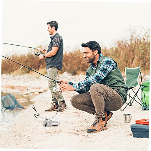 Toddmomy 1Pc Suporte De Vara De Pesca Dobrável Suportes De Tomada De Pesca Suporte Dobrável Suportes
