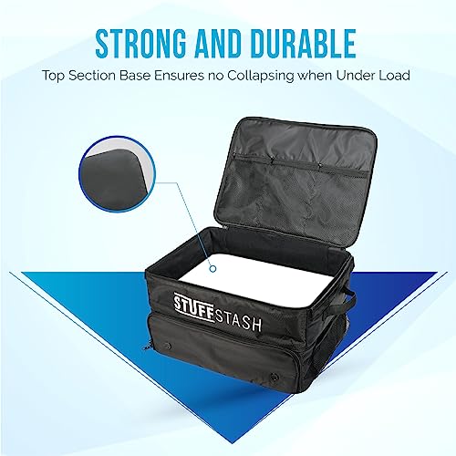 image for STUFFSTASH Golf Trunk Organizer for Car – Rigid, Won’t Collapse | 