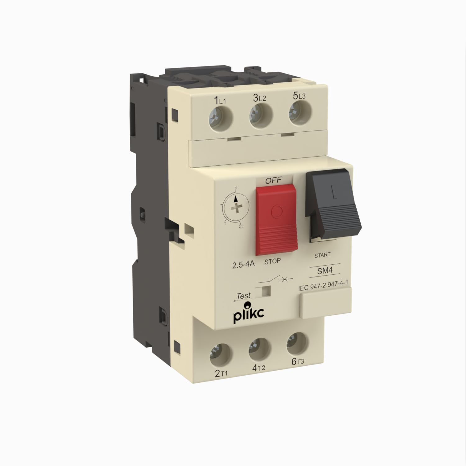 Plikc - Thermischer Motorschutzschalter - Motorschutz - SM-Serie (Skala 2,5-4A)