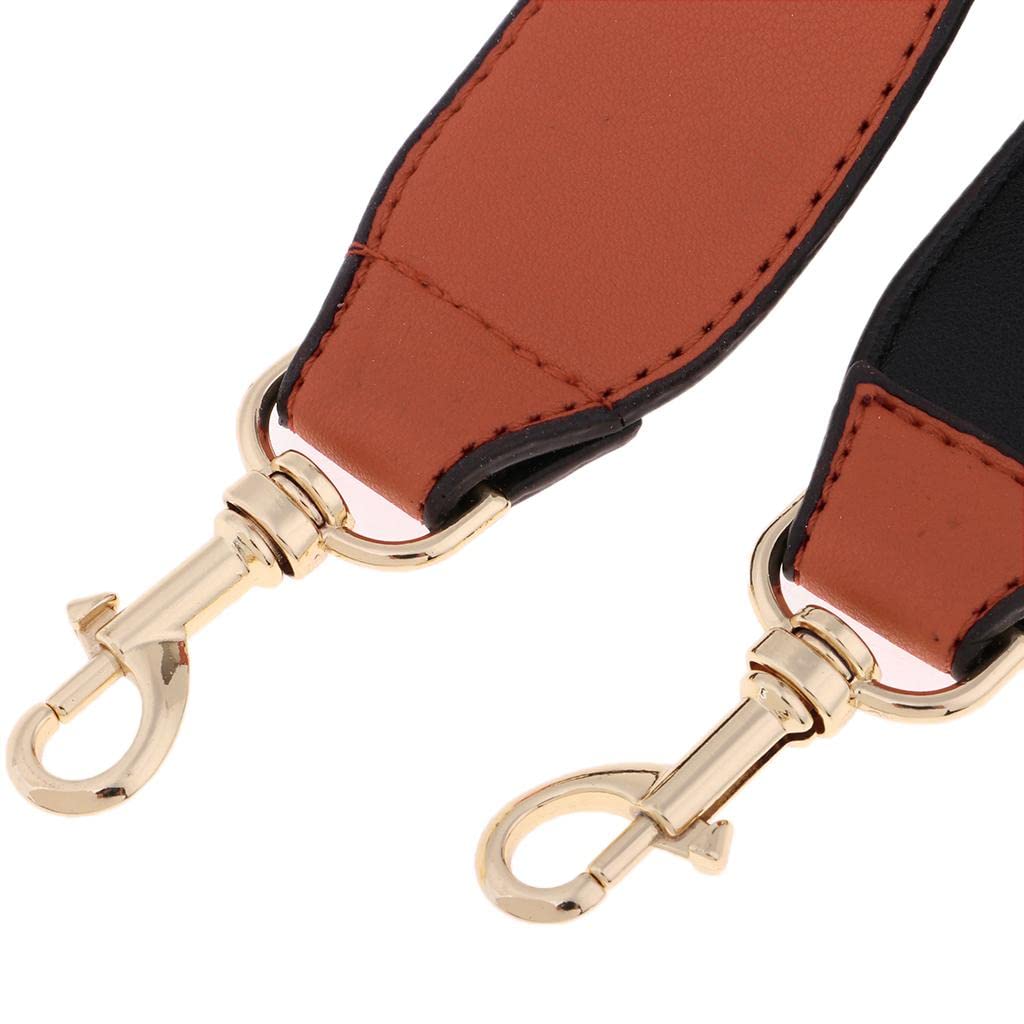 FABLOFT Wide Shoulder Bag Strap Replacement Removable Handbag Purse Tote Strap Brown 1