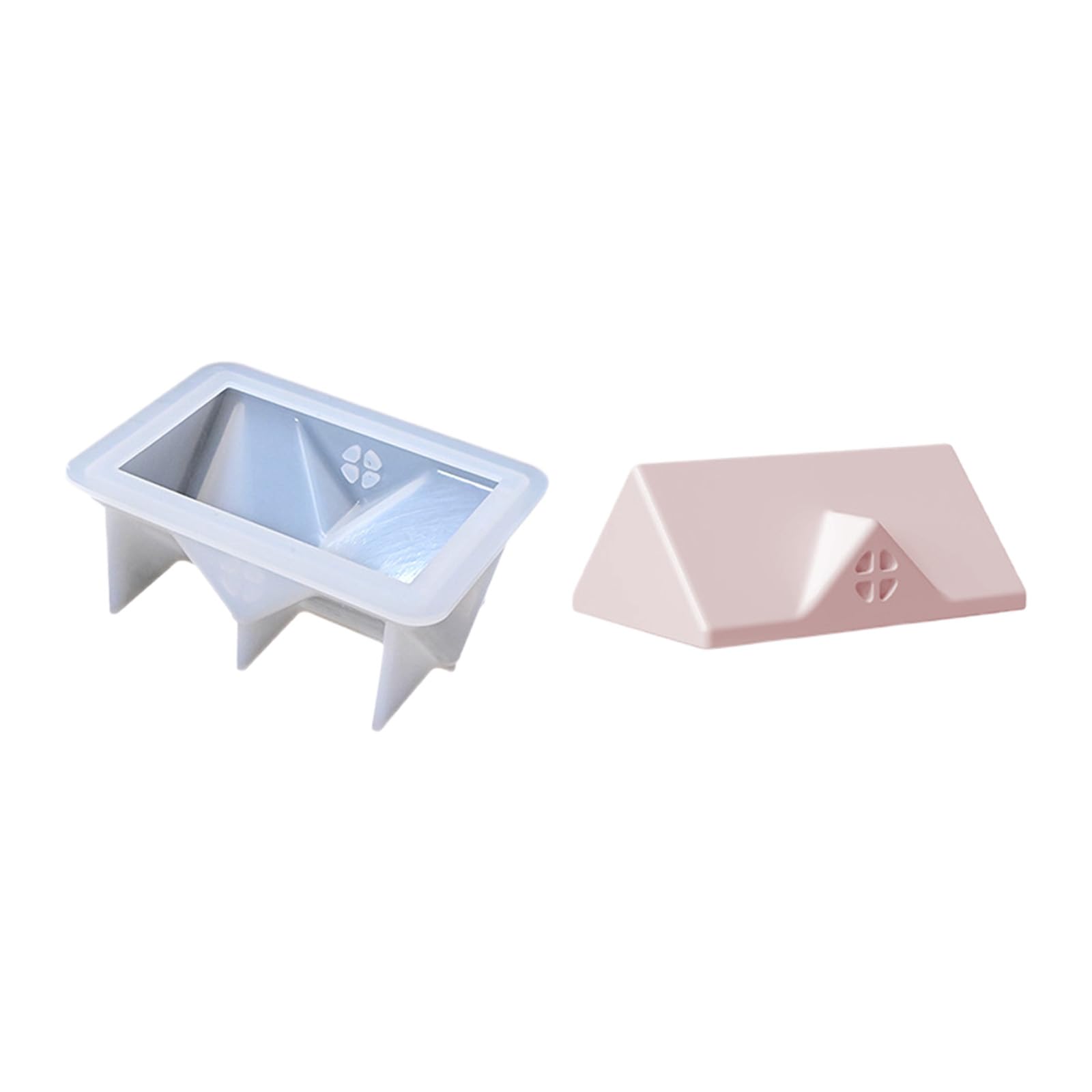HUANGING Silicone Molds Chimney House Cup Storage Jar Plasters Epoxy Resin Storage Jar