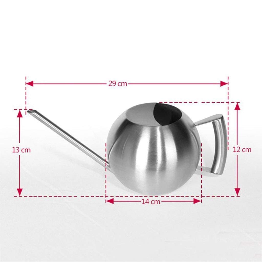 Arrosoir d'extérieur en Acier Inoxydable à Long Bec, arrosoir pour Plantes Vertes, Outil d'arrosage pour Le Jardinage, Remplissage Facile.