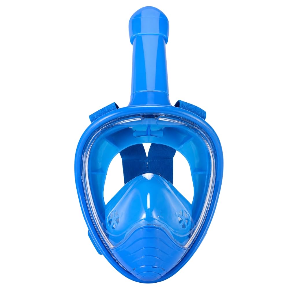 Máscara de Buceo Full Face Niño 6-12 Años Anti-niebla Snorkel Correas ajustables Cómodas Negro o Azul