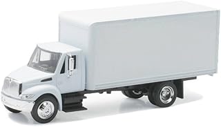 International 4200 White Box Truck (cab is die-cast Metal, Balance is high Impact Plastic)
