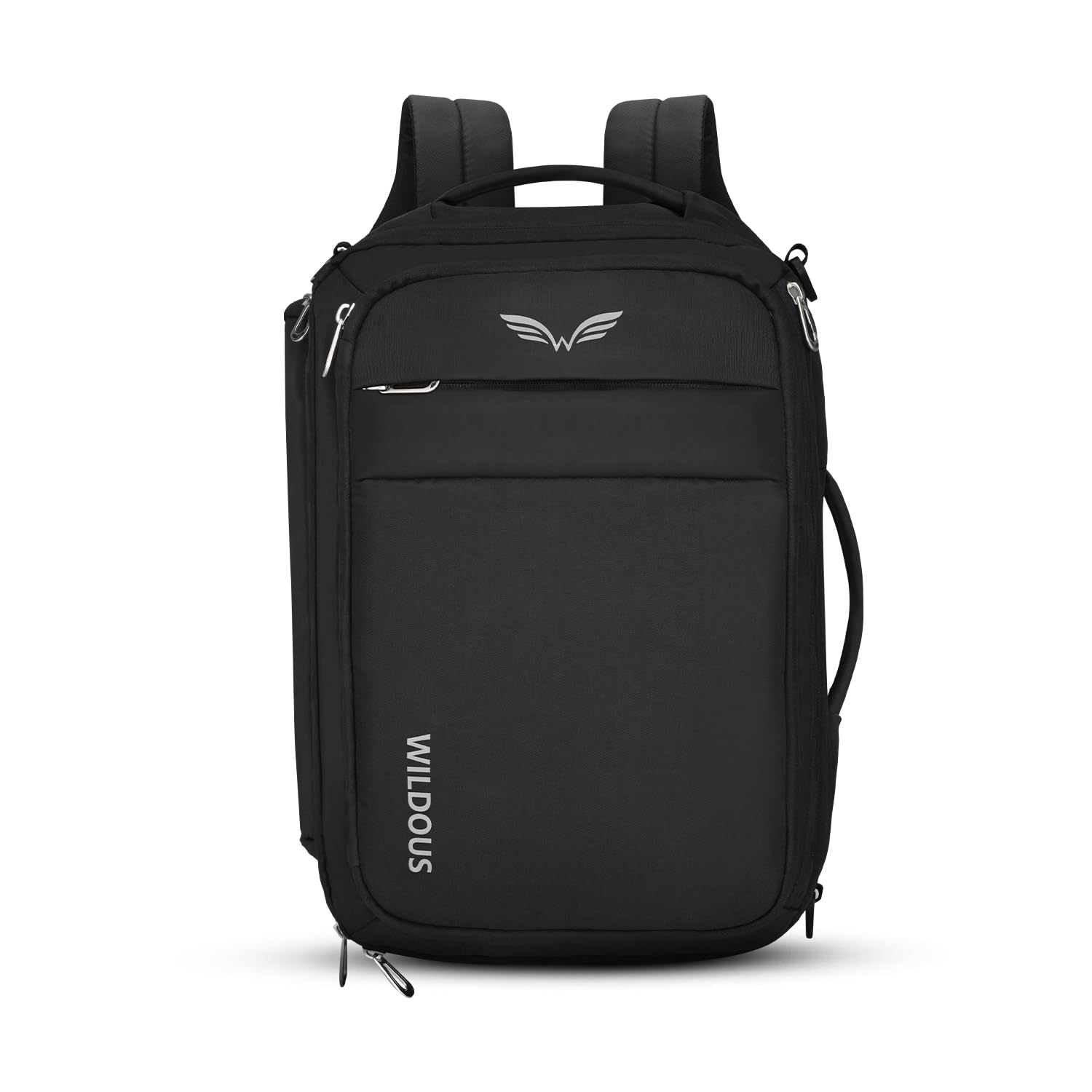 Wildous Phoenix 3 Multipurpose Convertible 15.6 Inch Laptop Backpack | Suitcase | Briefcase | Messenger | Travel | Office | Overnighter | Water Repellent For Men And Women (Black) (B0CKDYNJ7D) Amazon Price History, Amazon Price Tracker