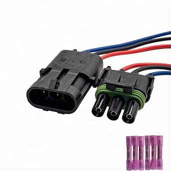 3 Way Male Female Weather Pack Series Connector Kit 12010717 12015793