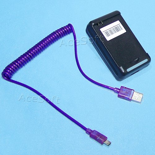 Compatible with MetroPCS Samsung Galaxy Admire 4G SCH-R820 Battery Charger USB Data Sync Charging LED Micro USB 2in1 Cable 3 Feet Cell Phone