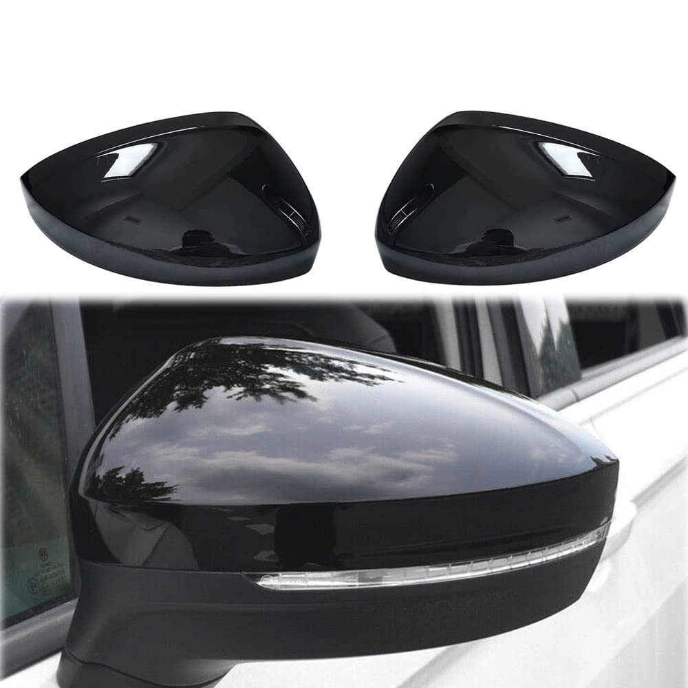 Coques De Rétroviseurs Style Carbone Pour Volkswagen Tiguan II (2017-2020) - Lot De 2, Protection Et Look Sportif