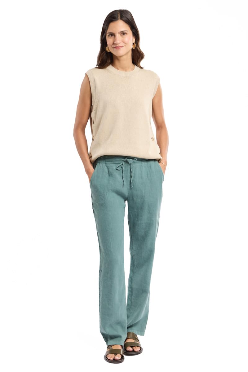 Armor Lux Pantaloni Elastico in Vita in Lino
