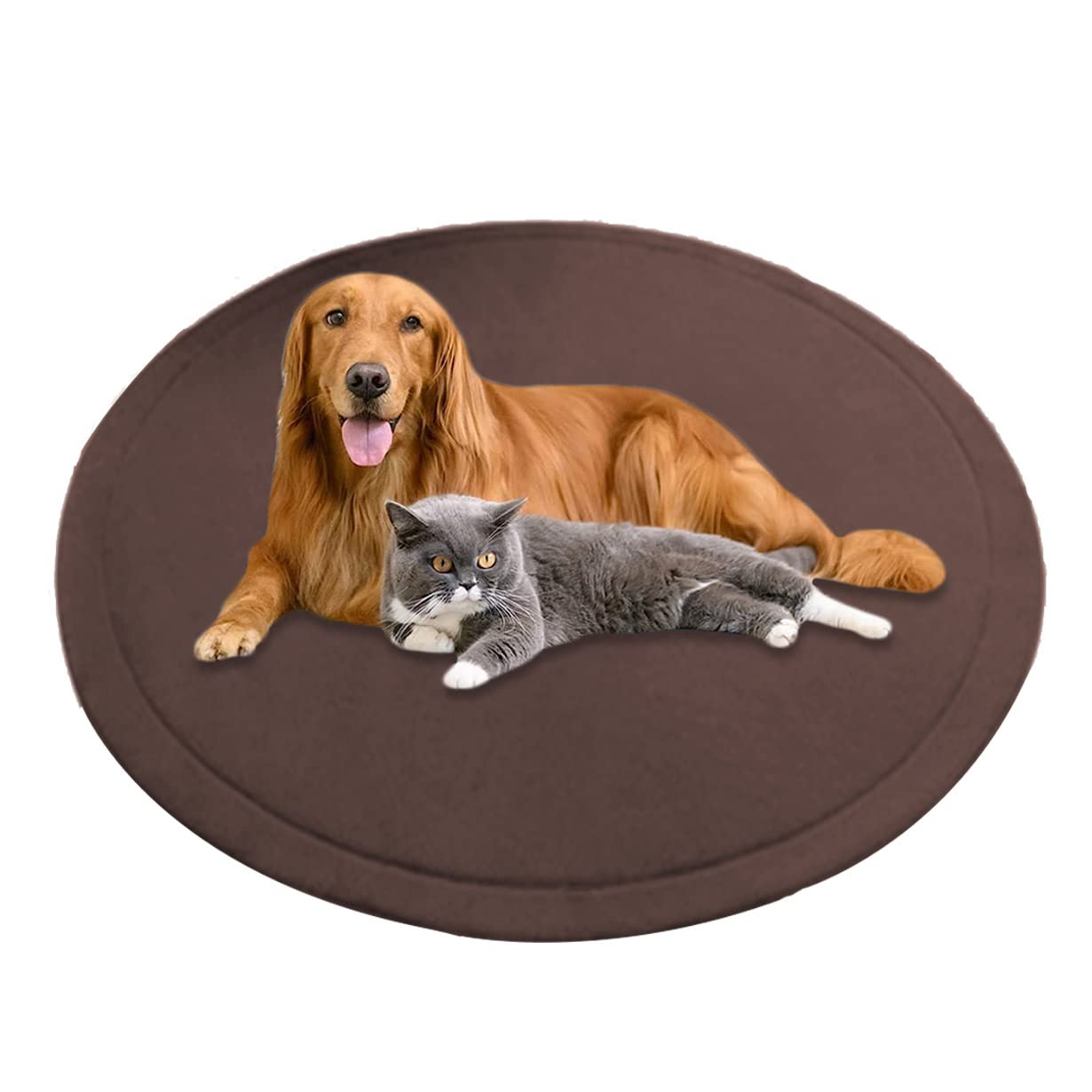 Großes Hundebett Korallensamt – 120x90 Cm, Rutschfeste Matte, Waschbar, Für Hunde & Katzen