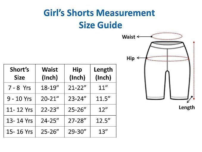 Image of Girls Cycling Shorts| Under Dress | Yoga Shorts | Workout Shorts | Running Shorts | Gym Shorts for Girls I Colour Black