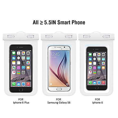 Capa Parboo à prova d'água – Bolsa para celular impermeável – Bolsa universal seca para celular, ca