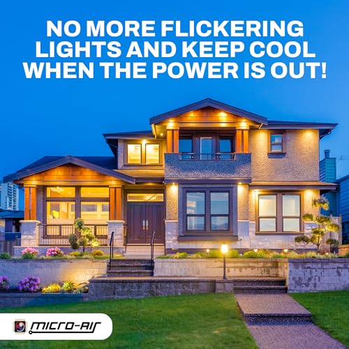 MICRO-AIR EasyStart 368 Bluetooth Soft Start Kit for Home Air Conditioner, RV & Commercial Use, Works with Generators, Reduces Power Surge, Efficient Start-Up - Up to 2-3.5 Tons(ASY-368-X48 BlueTooth)