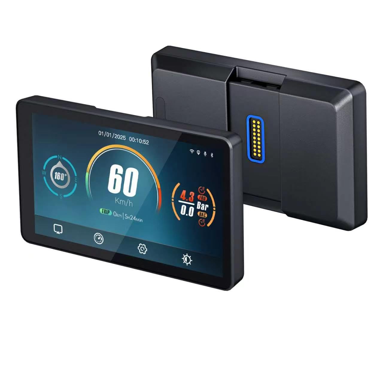 Photo 1 of CARABC DB601 for BMW Motorcycles Touchscreen,Plug & Play Smart Display,Support CarPlay/Android Auto,IP68 Waterproof,60Fps,Built-in GPS,Data Reading