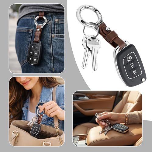 Image of Storite Round Hook Keychain | Quick Links Safety Chain | Rigging Accessories Tool | Key Ring Hook | Keychain for Men & Women
