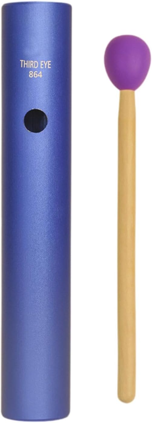 Aluminum Alloy Wah Tube Guiro Shaker Sand Cylinder Portable Music Instrument Tone- Indigo