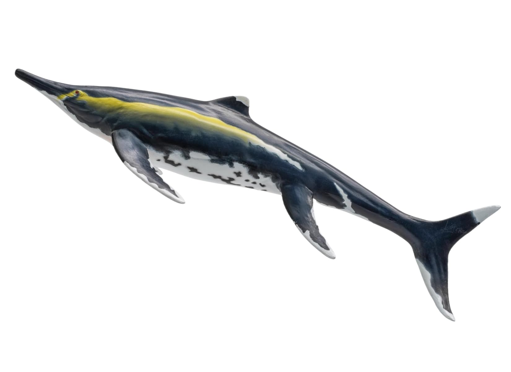 手つくりの魚竜（Ichthyosauria）化石フィギュア＋おまけ 手つくりの魚竜（Ichthyosauria）化石フィギュア＋おまけ