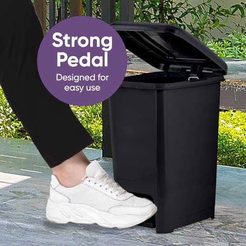 Caneca de basura slim Superio 4 galones negro 2 unidades miniatura 3