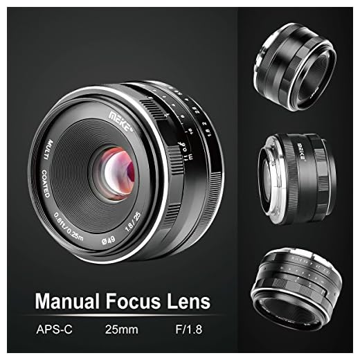 Meike 25mm F1.8 Wide Angle Lens