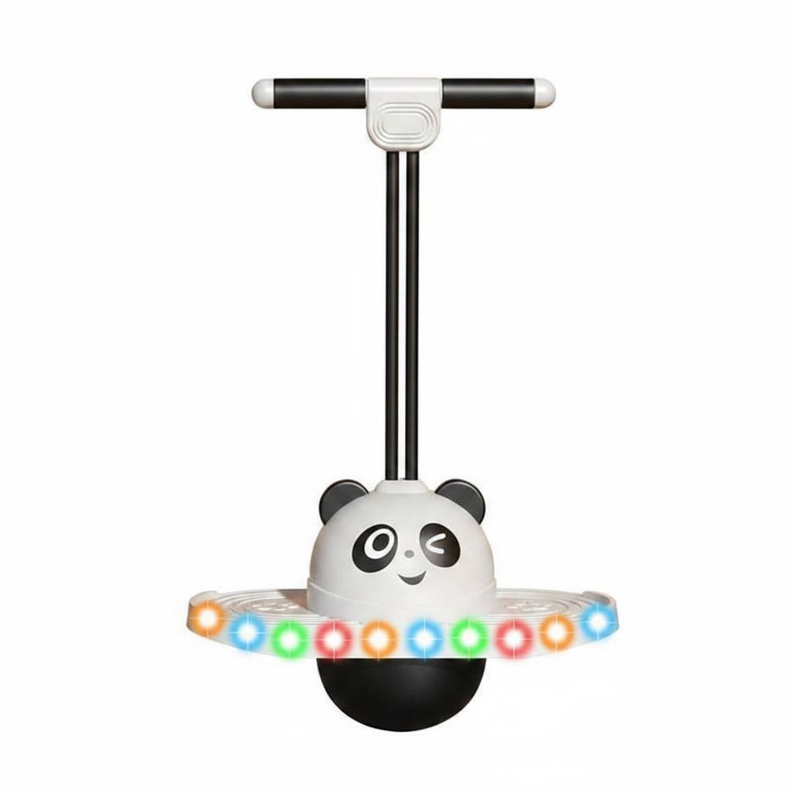 Children Jumping Ball Pogo Ball Infantil Juguete de Equilibrio con Asa y Texturizada Cuerda Elástica Ajustable Material PP para Juego Energético en Parque Actividades Familiares