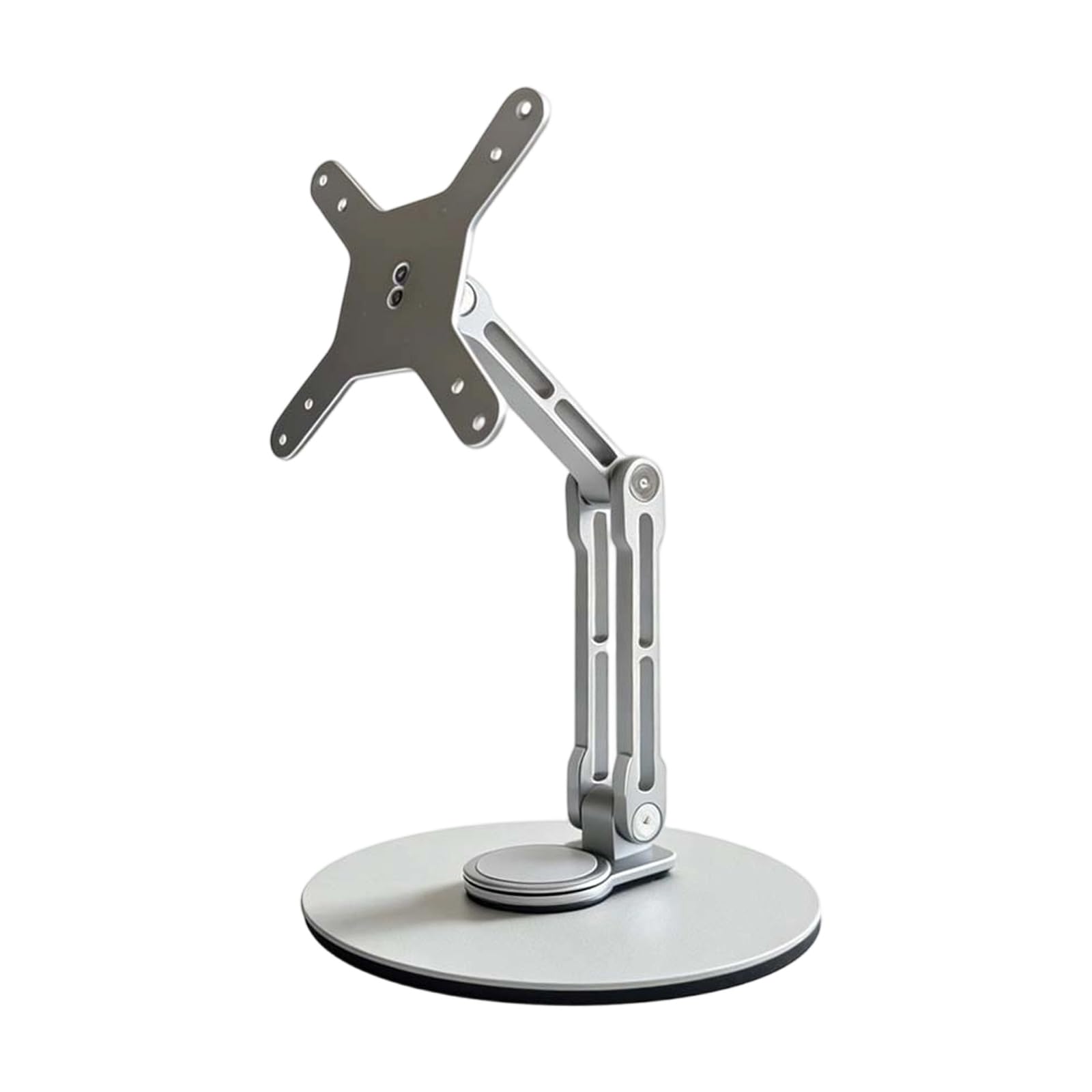 Space Saving Monitor Holder Rotatable Aluminum Alloy Display Stand Desktop Computer Setup Portable Monitor Stand