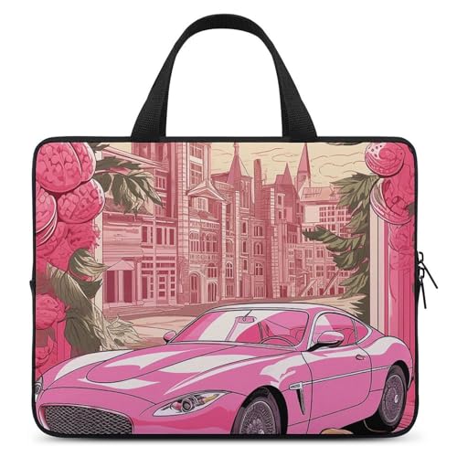 Sac à bandoulière pour ordinateur portable de 13" pêche pastel et léger