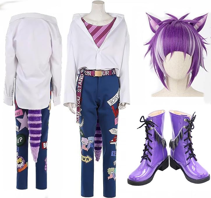 ツイステ コスプレ チェーニャ レディースL ウィッグ付き ツイステ コスプレ チェーニャ レディースL ウィッグ付き Amazon