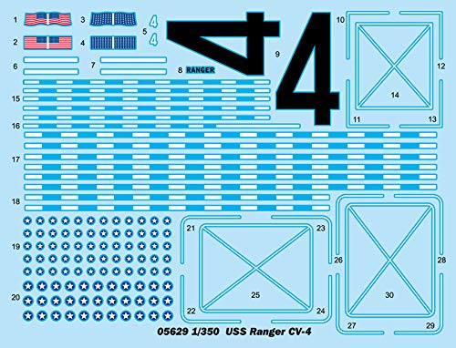 Amazon | Trumpeter 1/350スケール USSレンジャー CV-4 アメリカ海軍