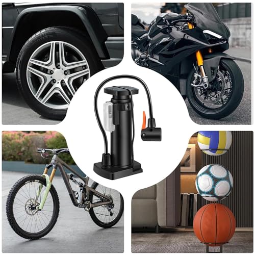 Bomba de pneu de ciclismo,Bomba de ar de ciclismo - Bomba de pneu para ciclismo de montanha 140PSI |